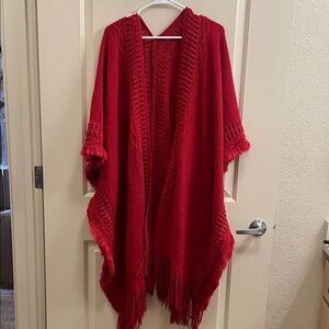 Elegant Red Women's Sweater